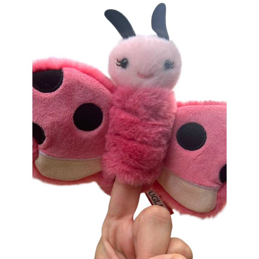 DOUGLAS The Cuddle Toy Annabel Butterfly Finger Puppet Pink Wings Soft